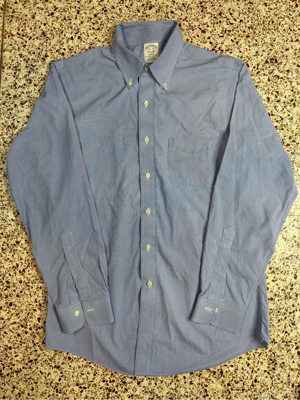 Brooks Brothers Men's‎ Button-Down Dress Shirt in Light Blue